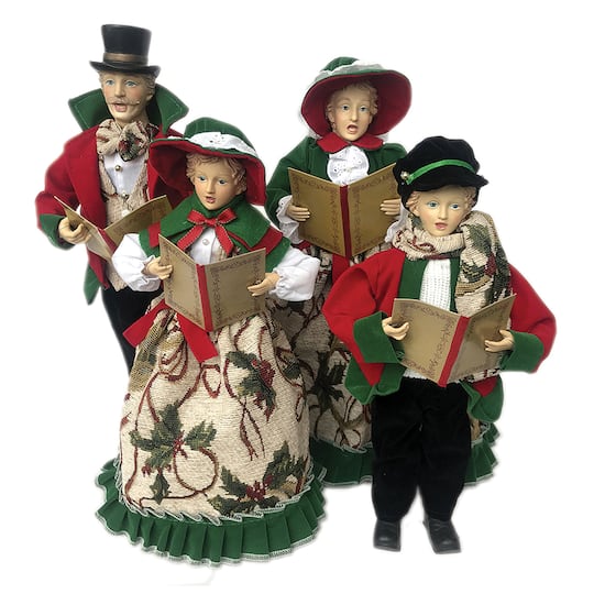 Santa's Workshop Medium Holly Caroler Set By Santasworkshop | 20"-27" | Michaels®